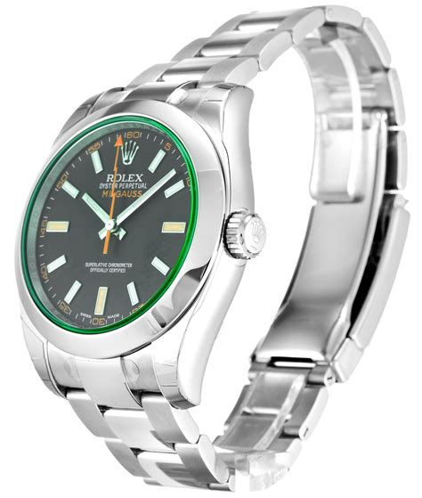 rolex milgauss 116400gv replica|rolex milgauss gv price.